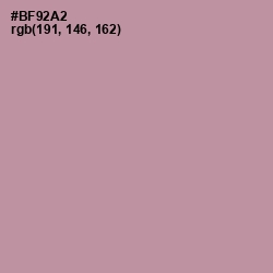#BF92A2 - Amethyst Smoke Color Image
