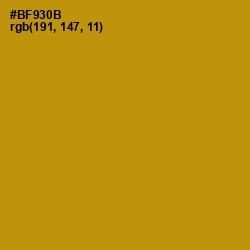 #BF930B - Hot Toddy Color Image