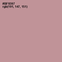 #BF9397 - Thatch Color Image