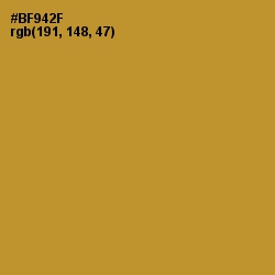 #BF942F - Marigold Color Image