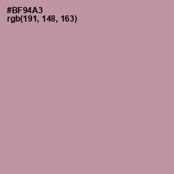 #BF94A3 - Amethyst Smoke Color Image