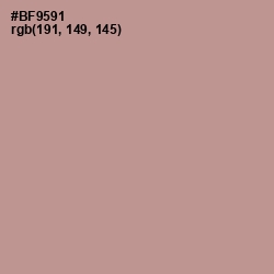 #BF9591 - Thatch Color Image