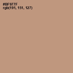 #BF977F - Sandrift Color Image