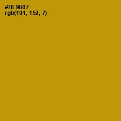 #BF9807 - Hot Toddy Color Image