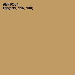 #BF9C64 - Teak Color Image