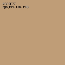 #BF9E77 - Sandrift Color Image