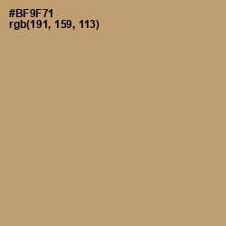 #BF9F71 - Teak Color Image