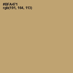 #BFA471 - Mongoose Color Image