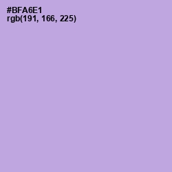 #BFA6E1 - Biloba Flower Color Image