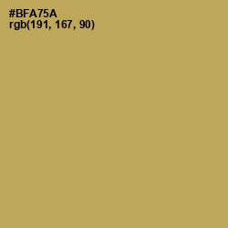 #BFA75A - Husk Color Image