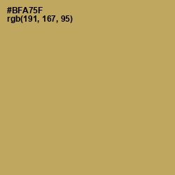 #BFA75F - Husk Color Image