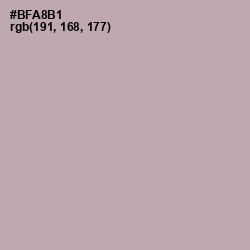 #BFA8B1 - Nobel Color Image