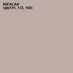#BFACA8 - Silk Color Image