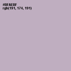 #BFAEBF - Pink Swan Color Image