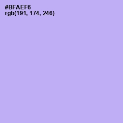 #BFAEF6 - Biloba Flower Color Image