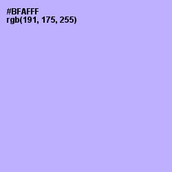 #BFAFFF - Biloba Flower Color Image