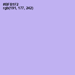#BFB1F2 - Biloba Flower Color Image
