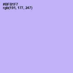 #BFB1F7 - Biloba Flower Color Image