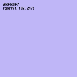 #BFB6F7 - Perano Color Image