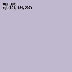 #BFB8CF - Chatelle Color Image