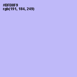 #BFB8F9 - Perano Color Image