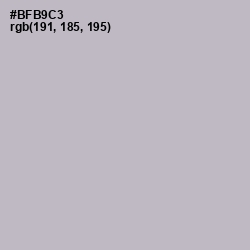 #BFB9C3 - French Gray Color Image