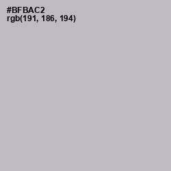 #BFBAC2 - French Gray Color Image