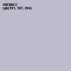 #BFBBCC - French Gray Color Image