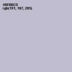 #BFBBCD - French Gray Color Image