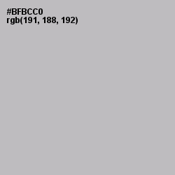 #BFBCC0 - French Gray Color Image