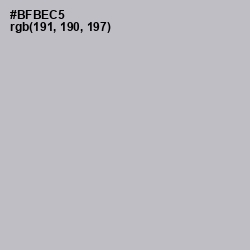 #BFBEC5 - French Gray Color Image