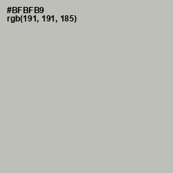 #BFBFB9 - Pink Swan Color Image