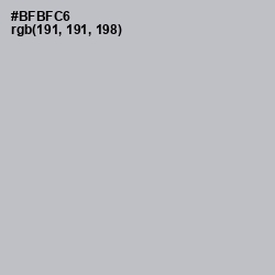 #BFBFC6 - French Gray Color Image