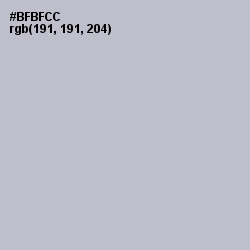 #BFBFCC - French Gray Color Image