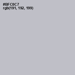 #BFC0C7 - Silver Sand Color Image