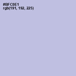 #BFC0E1 - Spindle Color Image