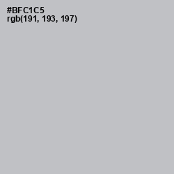 #BFC1C5 - Silver Sand Color Image