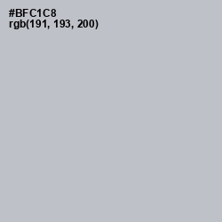 #BFC1C8 - Submarine Color Image