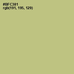 #BFC381 - Feijoa Color Image