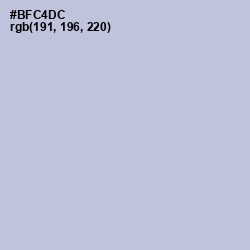 #BFC4DC - Heather Color Image