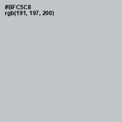 #BFC5C8 - Submarine Color Image