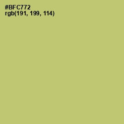 #BFC772 - Wild Willow Color Image