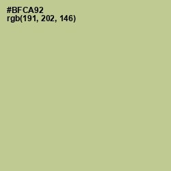 #BFCA92 - Rainee Color Image