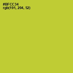 #BFCC34 - Key Lime Pie Color Image