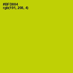 #BFD004 - Rio Grande Color Image