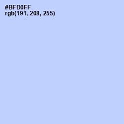 #BFD0FF - Spindle Color Image