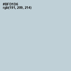#BFD1D6 - Loblolly Color Image