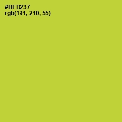 #BFD237 - Key Lime Pie Color Image