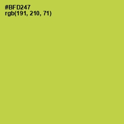 #BFD247 - Conifer Color Image