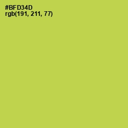 #BFD34D - Conifer Color Image